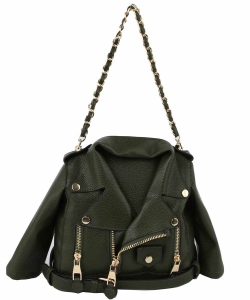 Motorcycle Jacket Convertible Backpack LY128 OLIVE